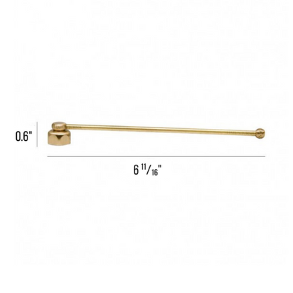 Golden Honeycomb Brass Candle Snuffer