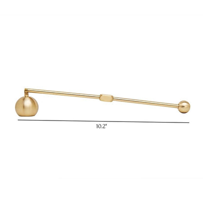 Artisan Brass Ball Candle Snuffer: Handcrafted Beauty for Your Home Decor