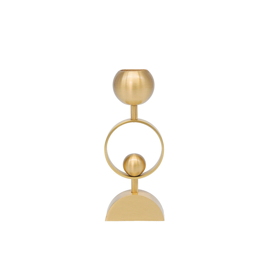 Tramonto Ball - Graceful Brass Candle Stand