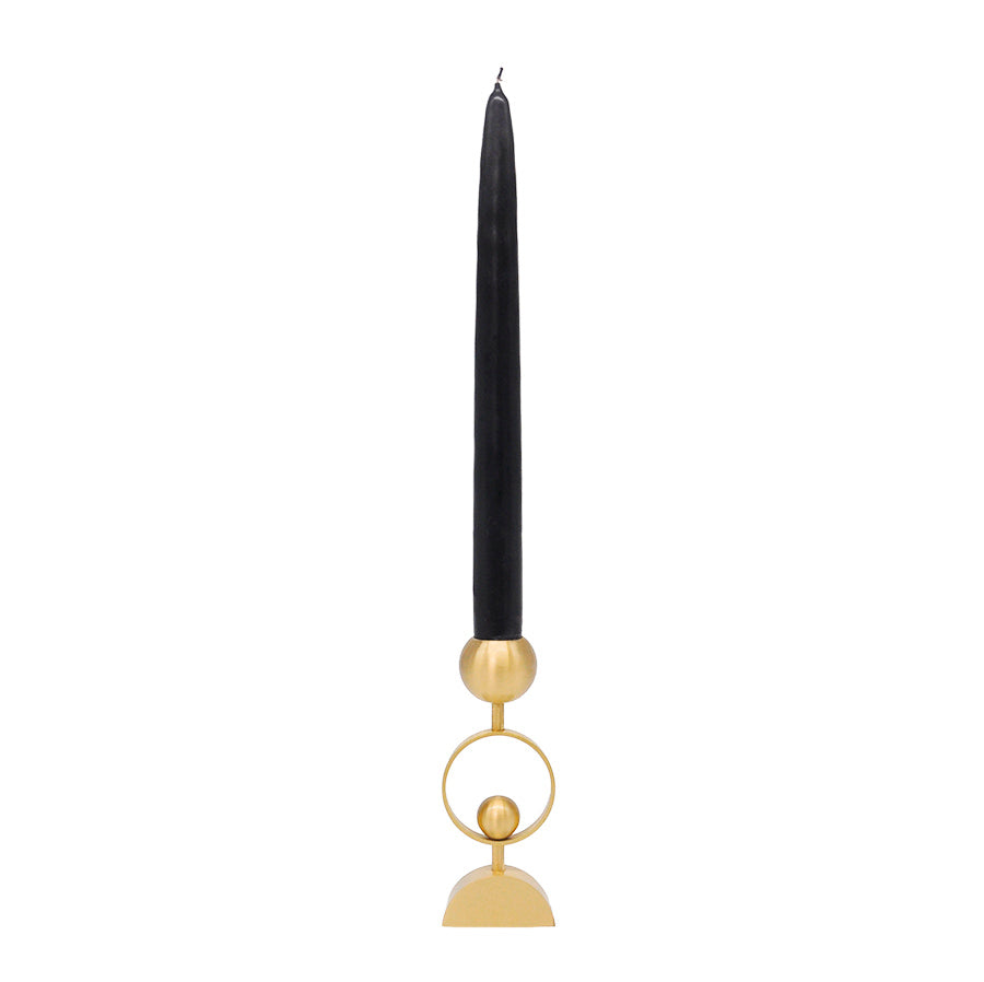 Tramonto Ball - Graceful Brass Candle Stand