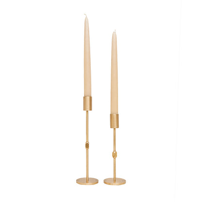 Golden Hour Candle Holder Set - Complementary Pieces, Varying Heights