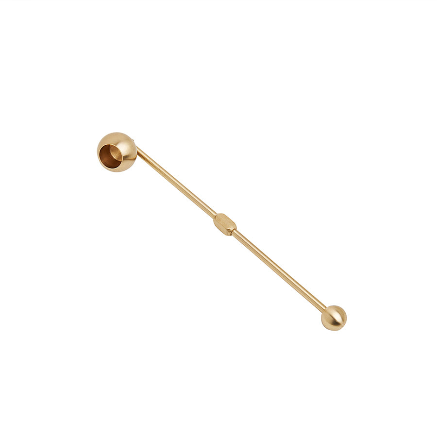 Artisan Brass Ball Candle Snuffer: Handcrafted Beauty for Your Home Decor