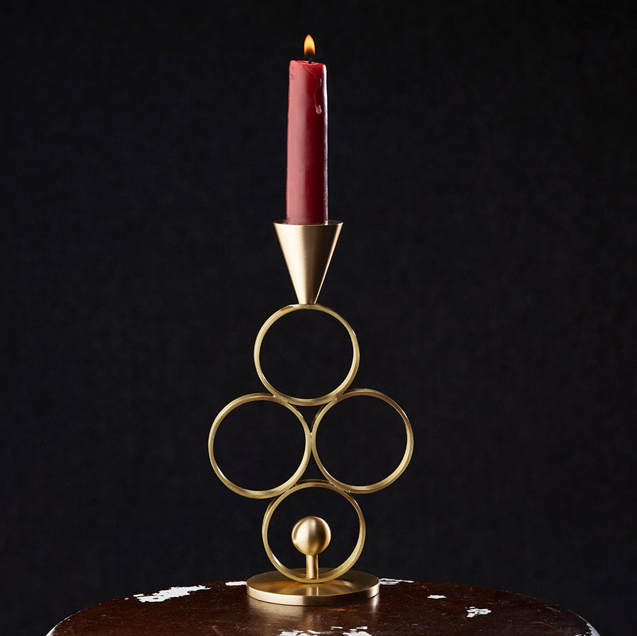 Anello de Luce - Glorious Brass Candle Display