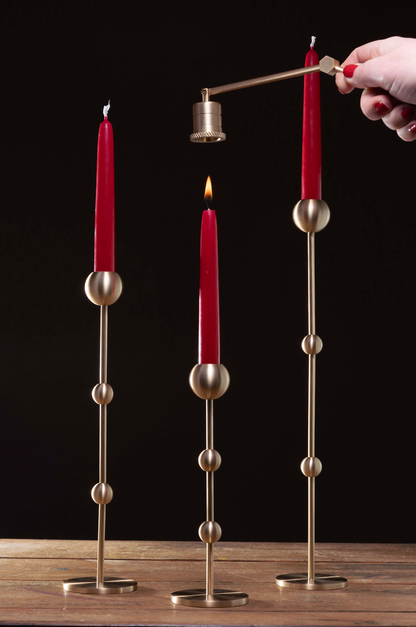 Cylinder Candle Snuffer: Handcrafted Elegance for Effortless Extinguishing