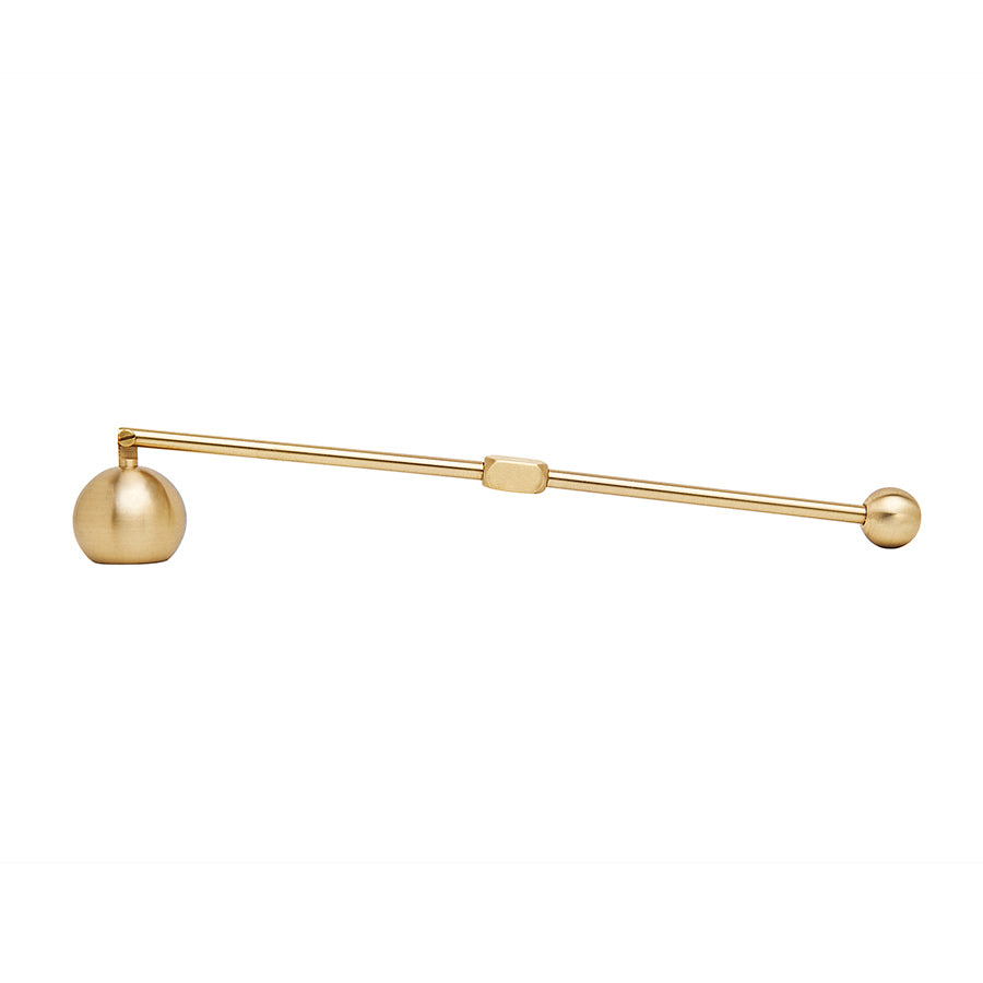 Artisan Brass Ball Candle Snuffer: Handcrafted Beauty for Your Home Decor