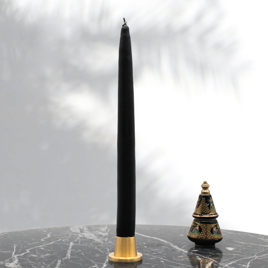 Luna - Minimalist Brass Candle Holder