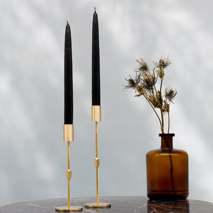 Golden Hour Candle Holder Set - Complementary Pieces, Varying Heights